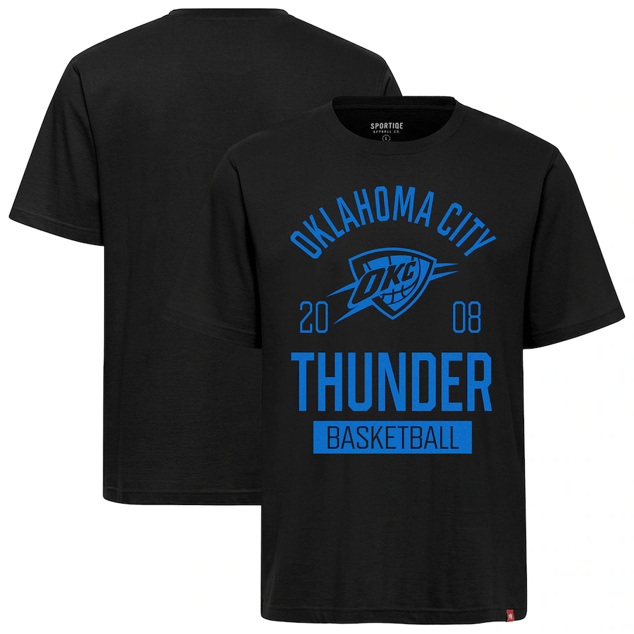 Men Oklahoma City Thunder  short T Shirt 2025 style 9